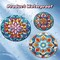 6 Pcs Mandala Diamond Art Coaster Kit with Holder – DIY Flower Diamond Painting Coasters for Adults & Beginners with Cork Pads, Rhinestone Craft Set for Home Decor